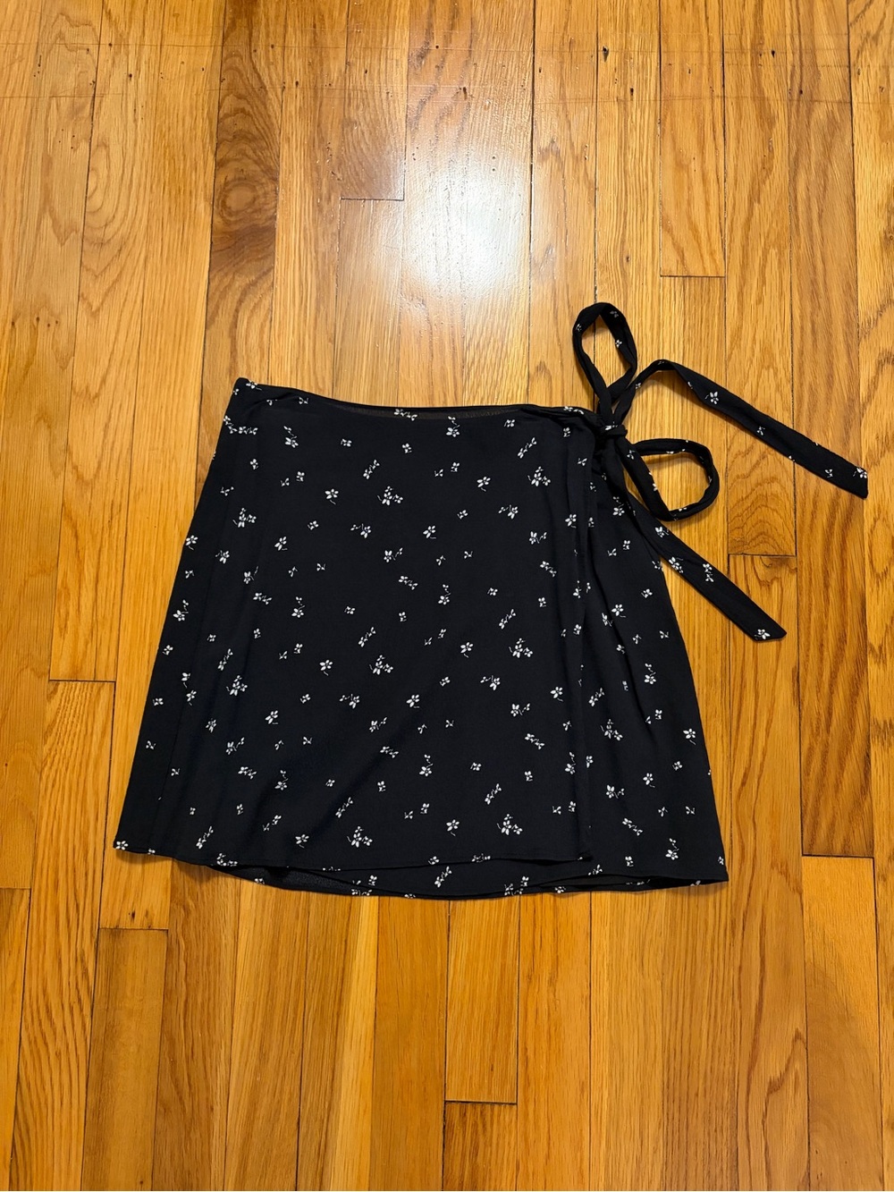Treasure & Bond Floral Wrap Mini Skirt